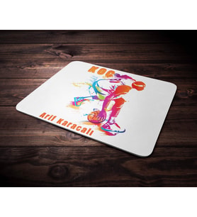 Kişiye Özel Koç Tasarımlı Mouse Pad (Renksiz)