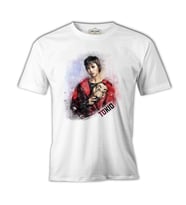 La Casa de Papel - Tokio Mask Beyaz Erkek Tshirt