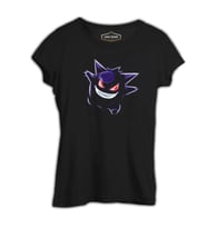 Pokemon Go - Gengar Siyah Bayan Tshirt