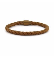 TABA KAHVE BRONZ MIKNATISLI HALAT ERKEK BİLEKLİK BT417