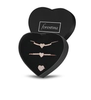 Forentina Rose Kalpli Kolye Bileklik Yüzük Set PS1257