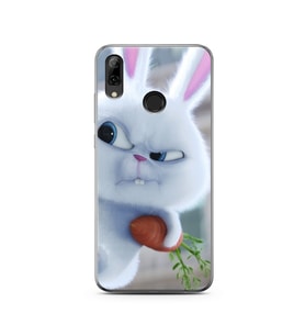Dedektif Tavşan Tasarımlı Süper Şeffaf Silikon Telefon Kılıfı Huawei P Smart (20