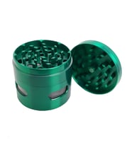 Pencereli 63 mm. Alloy Grinder Herbal Parçalayıcı pt94 (Yeşil)