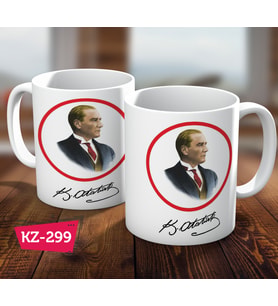 Mustafa Kemal Atatürk Hediye Kupa Bardak