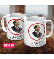 Mustafa Kemal Atatürk Hediye Kupa Bardak