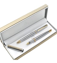 Gold Krom Roller ve Tükenmez Kalem Seti