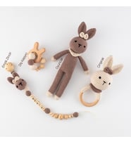 Wellgro Cuddly Amigurumis Kahverengi Set