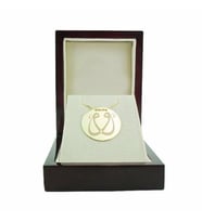 Dua Plaka Kolye Vav 3,50 Gram 14 Ayar Altın (Sarı)