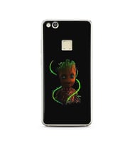 Baby Groot Tasarım Süper Şeffaf Silikon Telefon Kılıfı Huawei P10 Lite 