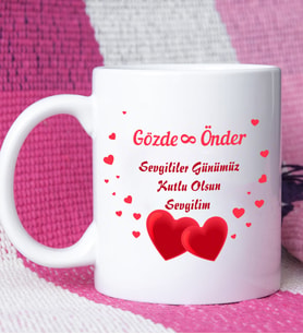 Sevgiliye Sevgililer Günü Hediyesi 20 Kupa Bardak