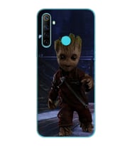 Baby Groot Tasarım Süper Şeffaf Silikon Telefon Kılıfı Oppo Realmi 6i