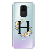 Papatya Harf Tasarım Süper Şeffaf Silikon Telefon Kılıfı Xiomai Redmi Note 9 H-H