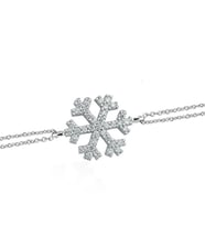 Gümüş Kar Tanesi Bileklik DT0020-B