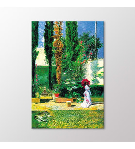 Arty Tablo Fortuny Malikanesinin Bahçesi Tablo (Karışık)