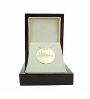 Dua Plaka Kolye Besmele (1) 3,50 Gram 14 Ayar Altın (Sarı)