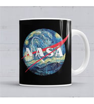 Nasa Logo Kupa Bardak Porselen