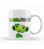Split Pea  Plants ve Zombies Kupa Bardak Porselen