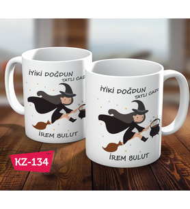 Kişiye Özel İsimli İyiki Doğdun Hediye Kupa Bardak