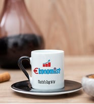Ekonomist Siyah Türk Kahvesi Fincanı