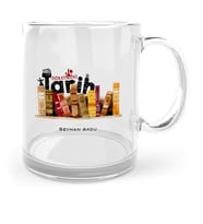 BK Gift Kişiye Özel Tarih Öğretmeni Cam Kupa Bardak  2