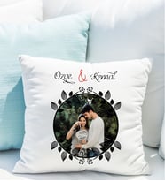 Kişiye Özel Fotoğraflı İsimli Yastık