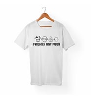 Vegan-Friend Not Food Beyaz Tişört