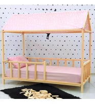 Montessori Yatak Marmaris Pembe Çatılı
