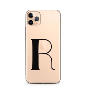 Iphone 11 Pro Harf Tasarımlı Telefon Kılıfı R-Harfi 