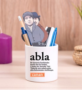 Abla Kelime Anlamı Seramik Kalemlik