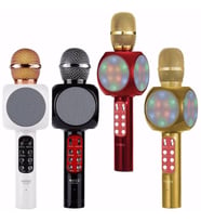 pazariz Wster Ws-1816 Led Işıklı Karaoke Mikrofon