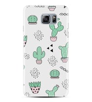 Kılıfland Samsung Galaxy Note 5 Kılıf Silikon Resimli Kapak Cactus Pattern Stok 901