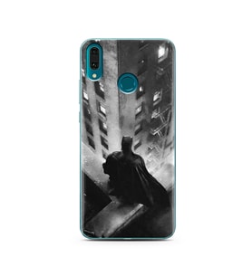 Batman Tasarım Süper Şeffaf Silikon Telefon Kılıfı Huawei Y9 2019