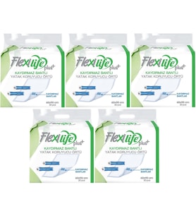 Flexi Life Hasta Alt Açma Yatak Koruyucu Örtü 60*90 Cm 150 Adet Kaydırmaz
