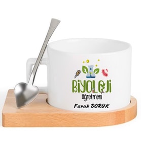 Biyoloji Öğretmeni  FİNCAN Seti (Beyaz)