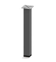Sehpa Ayağı 13.500 - 50*50mm (4 Adet) Metalik Gri