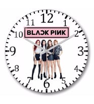 Blackpink     Duvar  Saati Bombeli Gercek  Cam