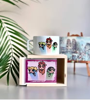 Powerpuff Girls Tasarımlı Kutulu Kupa