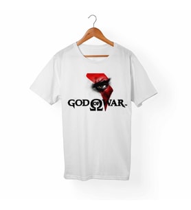 God Of War Beyaz Tişört