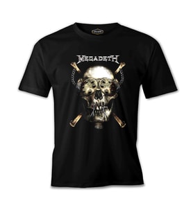 Megadeth - Vic 3 Siyah Erkek Tshirt