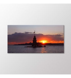 Arty Tablo Kız Kulesi Tablo (Karışık)