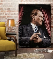 BK Gift Kişiye Özel Atatürk Kanvas Tablo (70x100cm.) 34