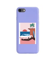 Lila Lansman Telefon Kılıfı Iphone 7