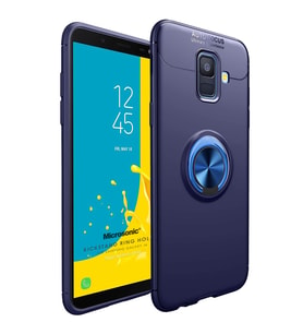 Microsonic Samsung Galaxy J6 Kılıf Kickstand Ring Holder Lacivert
