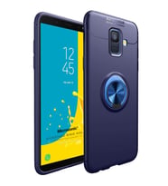 Microsonic Samsung Galaxy J6 Kılıf Kickstand Ring Holder Lacivert