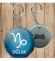 Oğlak Burcu Model Anahtarlık - Açacaklı Anahtarlık