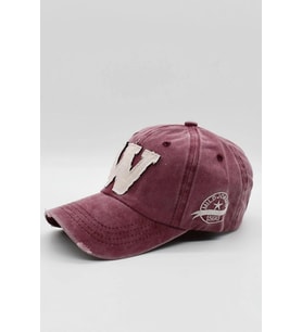 Beyzbol Cap Vintage Erkek Şapka Eskitme Kep - Bordo