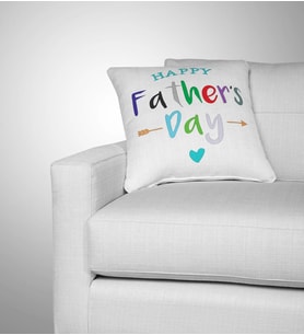 Happy Father's Day Yastık (Çok Renkli)