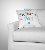 Happy Father's Day Yastık (Çok Renkli)