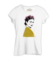Frida - Shade Beyaz Kadın Tshirt