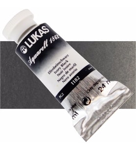 Lukas Aquarell 1862 Artist 24ml Sulu Boya 1182 İvory Black Seri 2